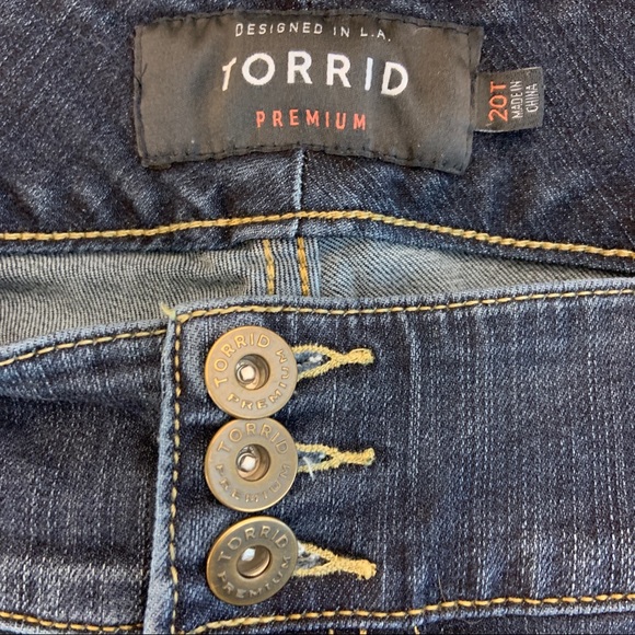 Torrid High Rise Jegging Skinny Jeans Size 20 Tall - Picture 7 of 9